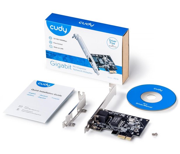CUDY PE10 Gigabit PCI Express - 1110349 - zdjęcie 2